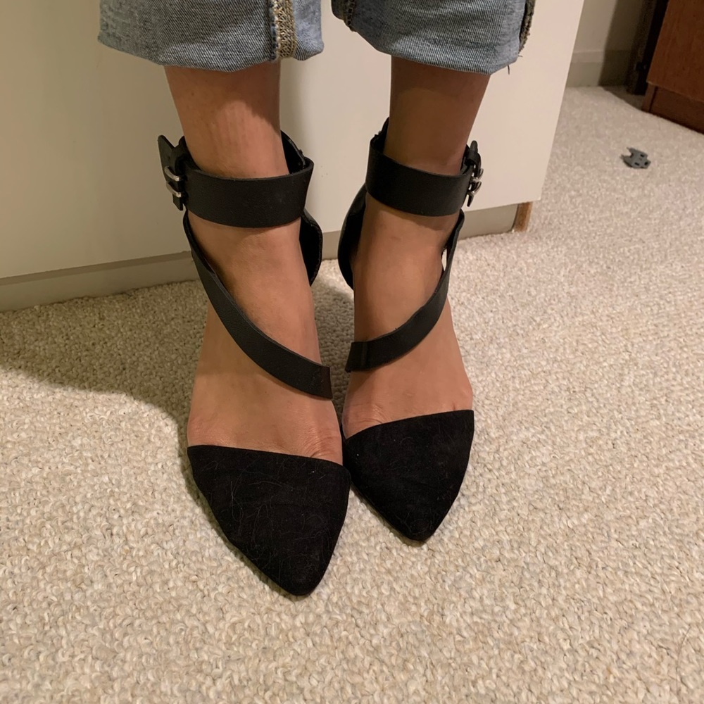 Black heels